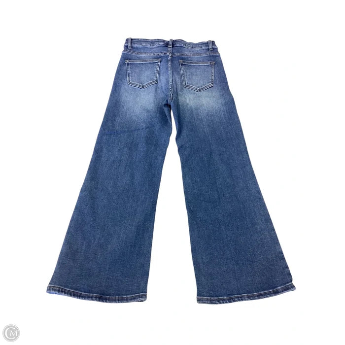 Jeans Flared By For The Republic In Blue Denim, Size: 8p