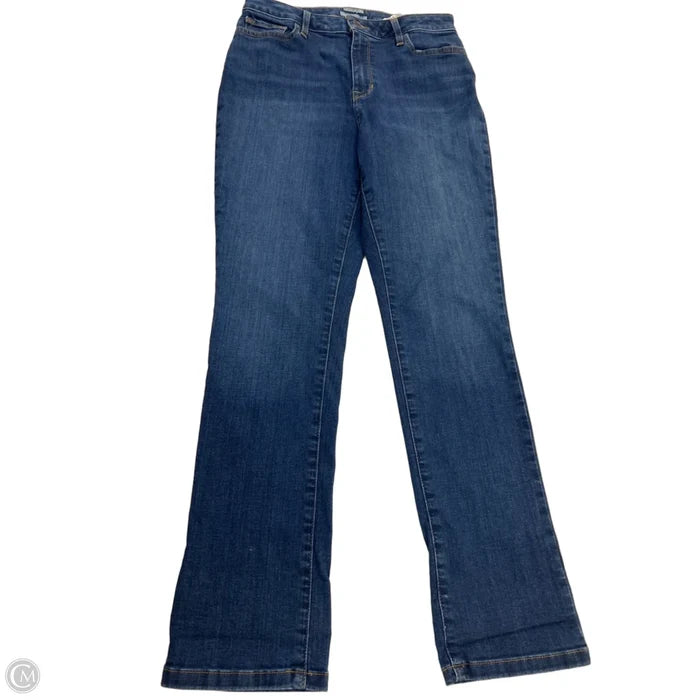 Jeans Straight By L.l. Bean In Blue Denim, Size: 8