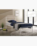 Jeniva Metal Bedframe – White