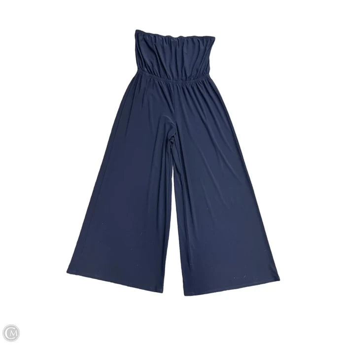 Jumpsuit By Dressbarn In Navy, Size: Xl