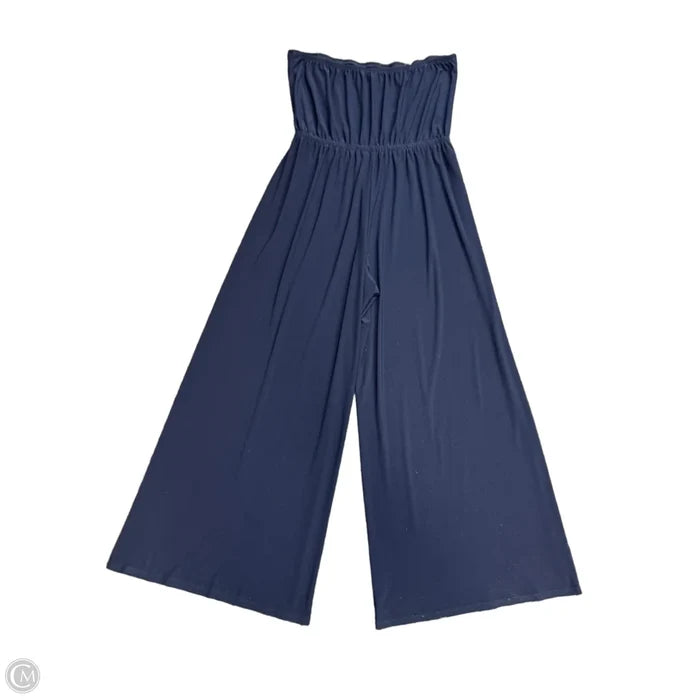 Jumpsuit By Dressbarn In Navy, Size: Xl