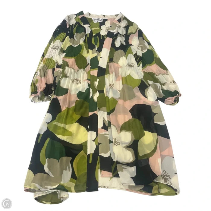 Kimono By Dr2 In Floral Print, Size: 1x