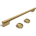KitchenAid Brass Handle and Knob Hardware Accessory Kit for  30" Single Wall Oven or Built-in Microwave - Brass (W11774414)