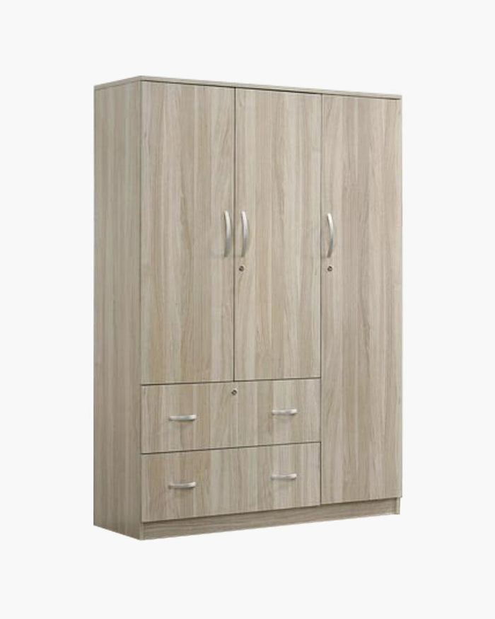 Konza Open Door Wardrobe – 3 Door