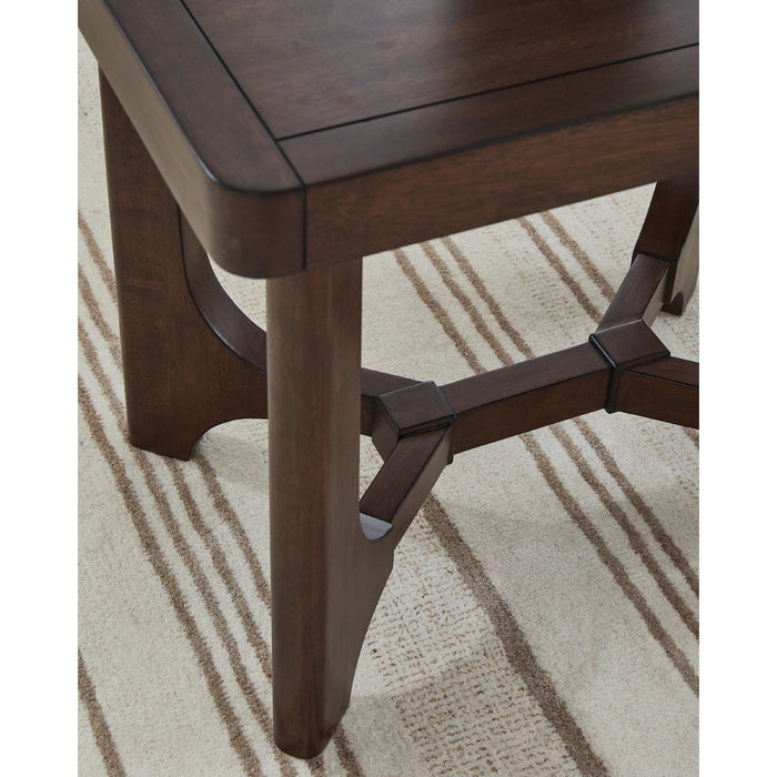 Korestone End Table - Dark Brown