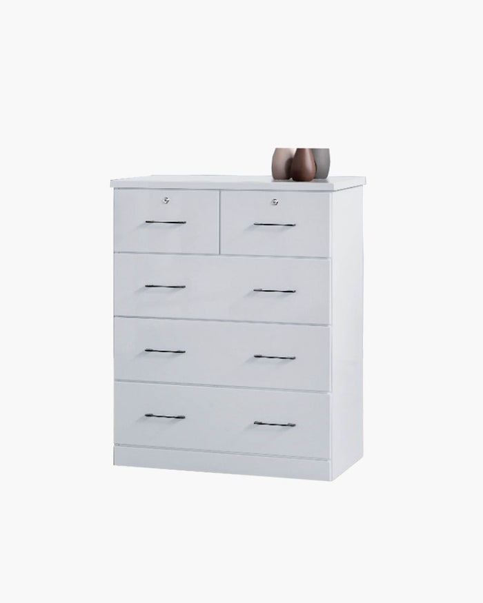 Larson Chest of Drawer White