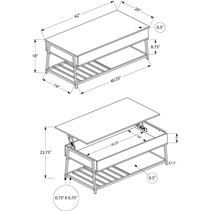Lift-Top Coffee Table