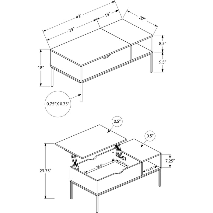 Lift-Top Coffee Table