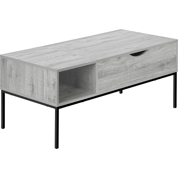 Lift-top Grey/Black Metal