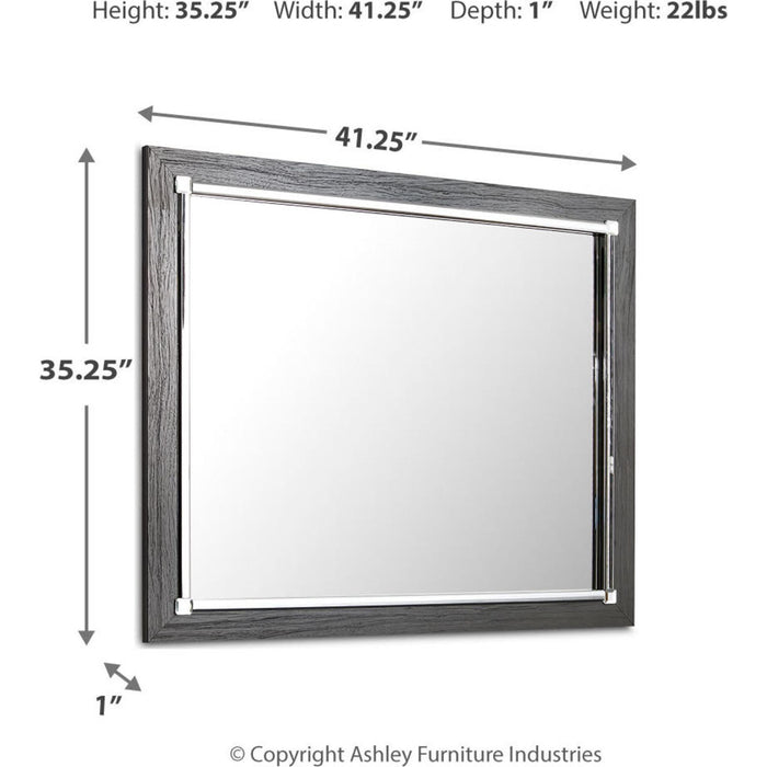 Lodanna Mirror - Gray