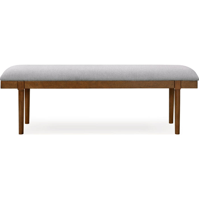 Lyncott Dining Bench - Gray/Brown - (D615-00)
