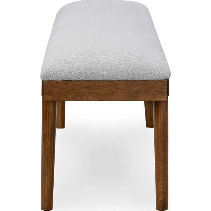 Lyncott Dining Bench - Gray/Brown - (D615-00)