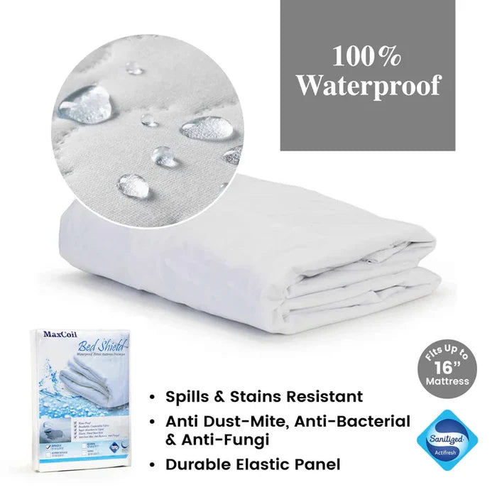 Maxcoil Bed Shield Waterproof Mattress Protector