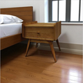 Mid-Century Modern Oak Bedside Table - Retro Revival