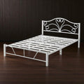 Mion Metal Bed -White