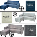 Miyon 3 Seater + Ottoman – Pet Friendly Fabric