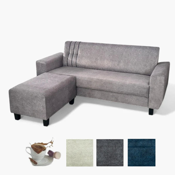 Miyon 3 Seater + Ottoman – Pet Friendly Fabric
