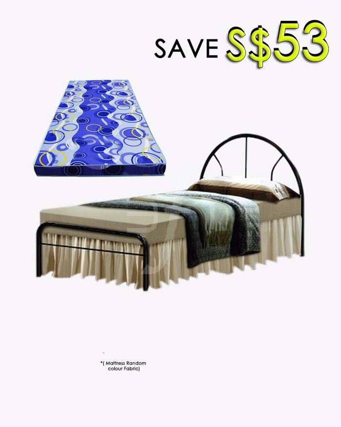 Money Value Offer Metal BED + Mattress Package