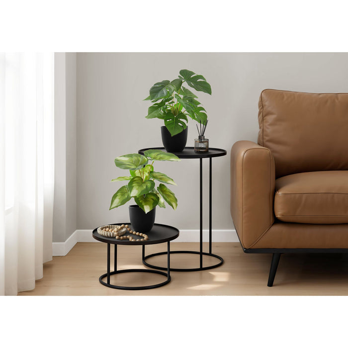 Monstera/Calathea - 13" Artificial Plant (Set of 2) in a 4" Pot