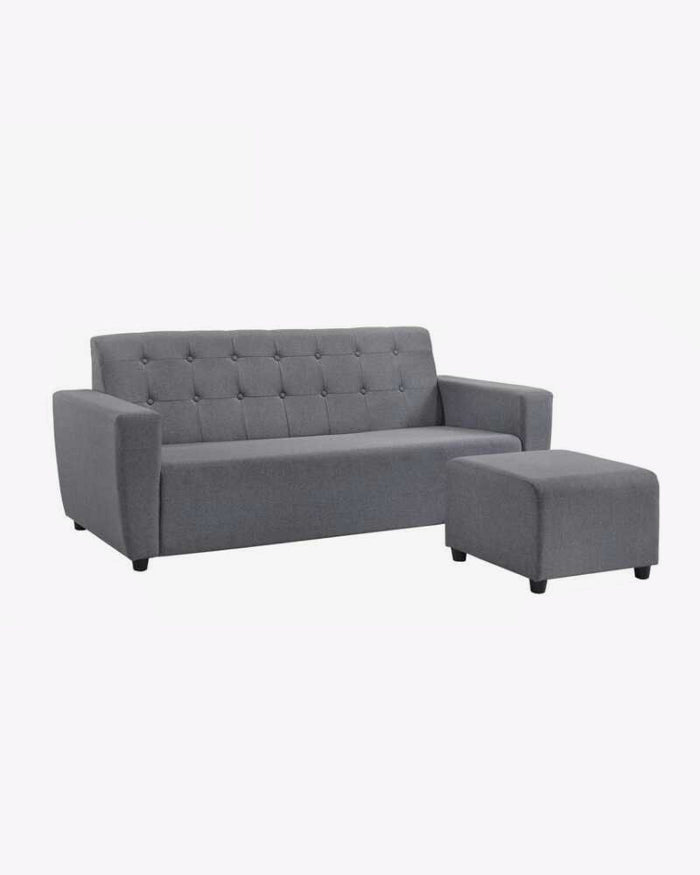 Monza Fabric Sofa + Ottoman