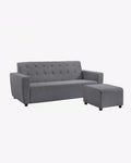 Monza Fabric Sofa + Ottoman