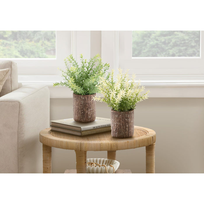 Mulberry Grass - 12" Artificial Plant (Set of 2) in a 4" Pot