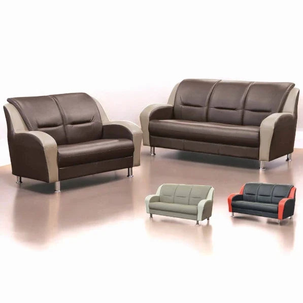 Navi Faux Leather Sofa