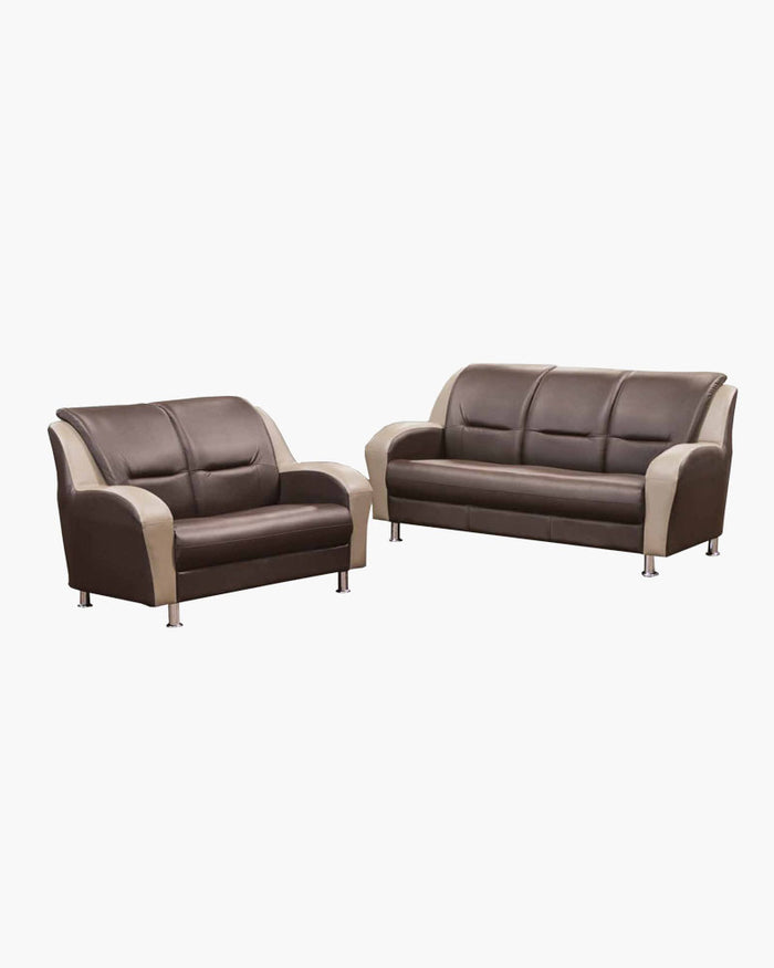 Navi Faux Leather Sofa