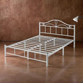 Nesla Metal Bed - white