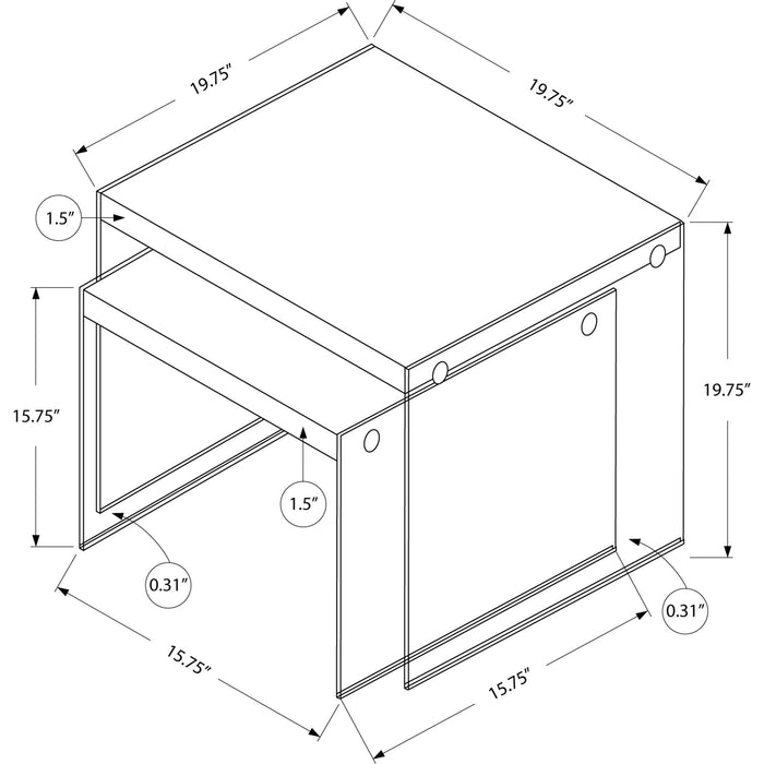 Nesting End Table (Set of 2)