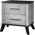 Nightstand - Grey/Black