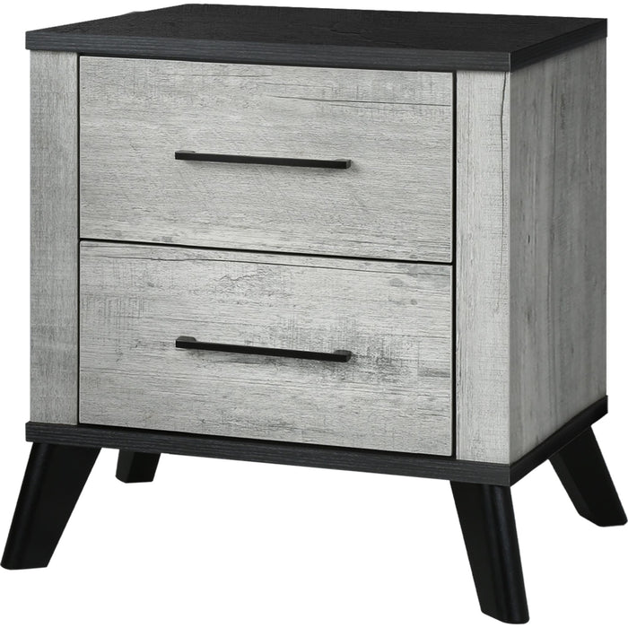 Nightstand - Grey/Black