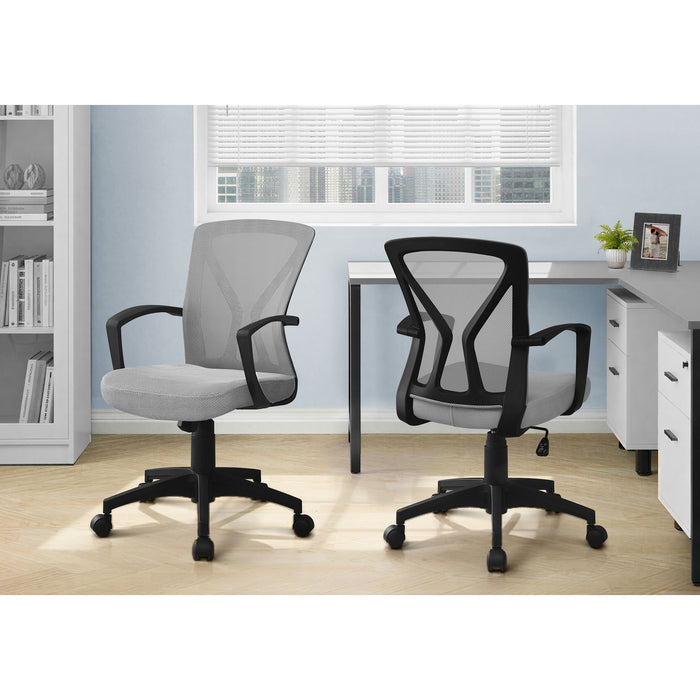 Office Chair - Black Base on Castors