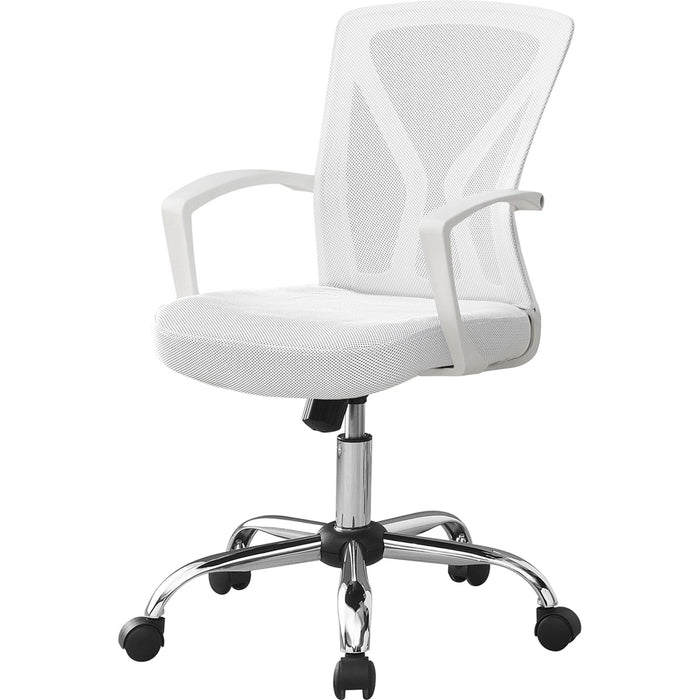 Office Chair - Chrome Base on Castors