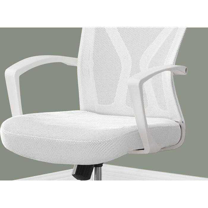 Office Chair - Chrome Base on Castors
