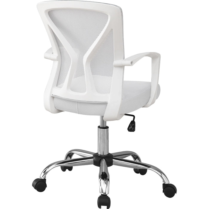 Office Chair - Chrome Base on Castors