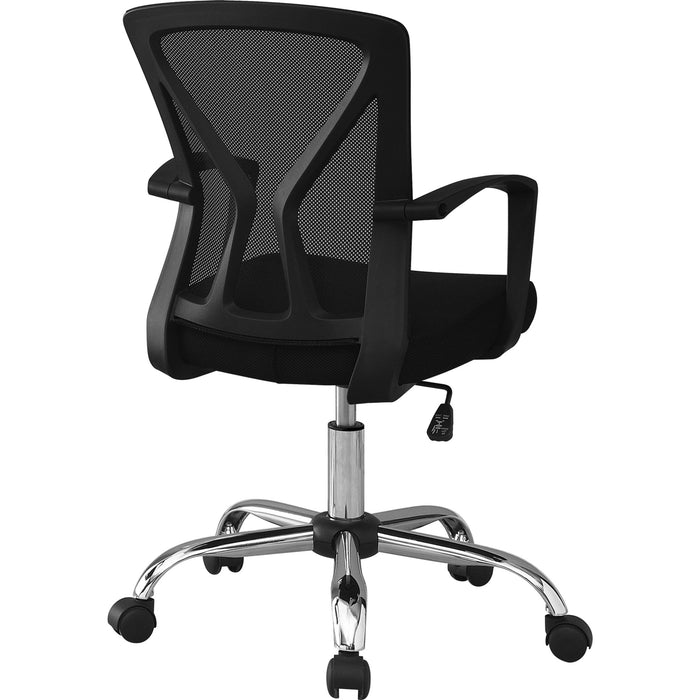 Office Chair - Chrome Base on Castors
