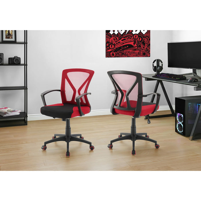 Office Chair - Gaming - Fabric on Castors