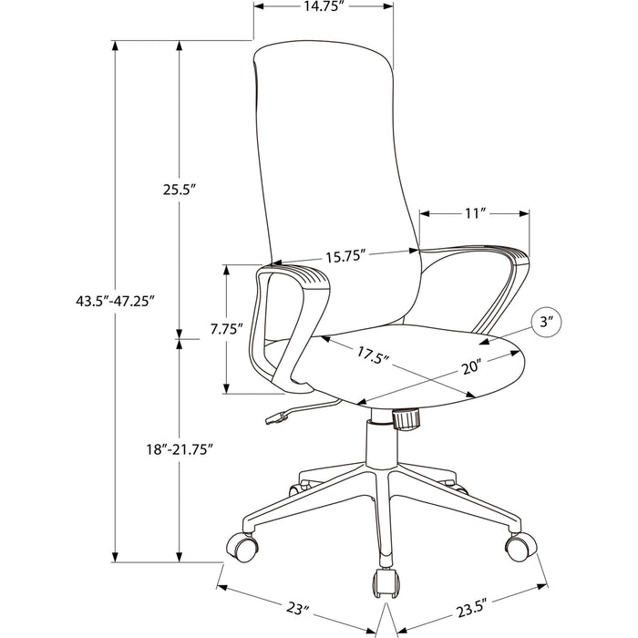Office Chair - High Back Executive