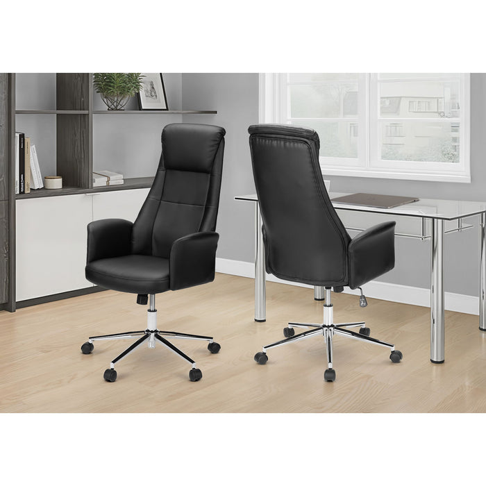 Office Chair - Leather-look - High Back Executive