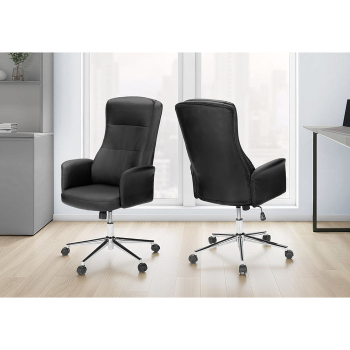 Office Chair - Leather-look - High Back Executive