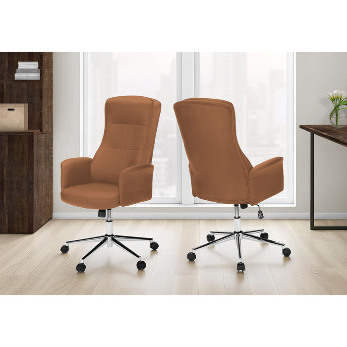 Office Chair - Leather-look - High Back Executive