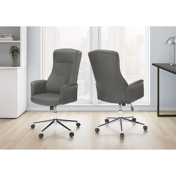 Office Chair - Leather-look - High Back Executive