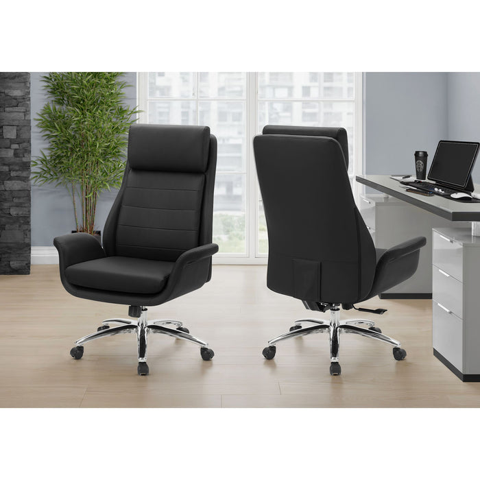 Office Chair - Leather-look - High Back Executive