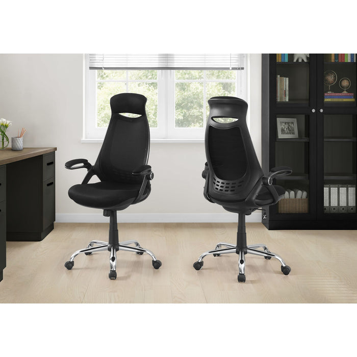 Office Chair - Mesh - Chrome High-back Executive