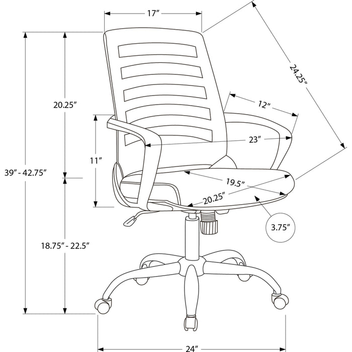 Office Chair - Mesh - Multi Position