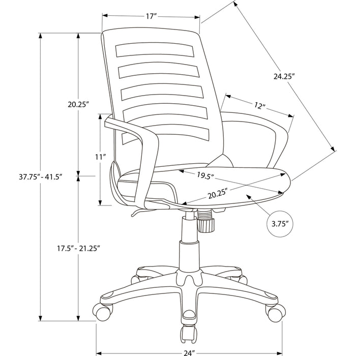 Office Chair - Mesh - Multi Position