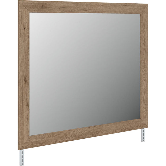 Oliandon Mirror - Light Brown
