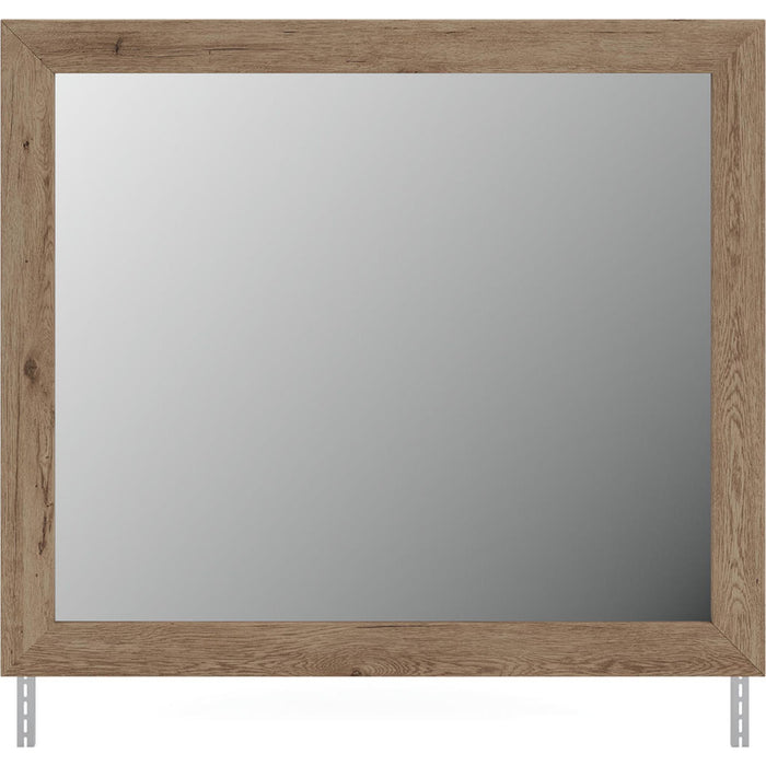 Oliandon Mirror - Light Brown