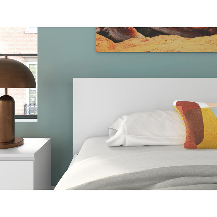 Onita King Panel Headboard - White